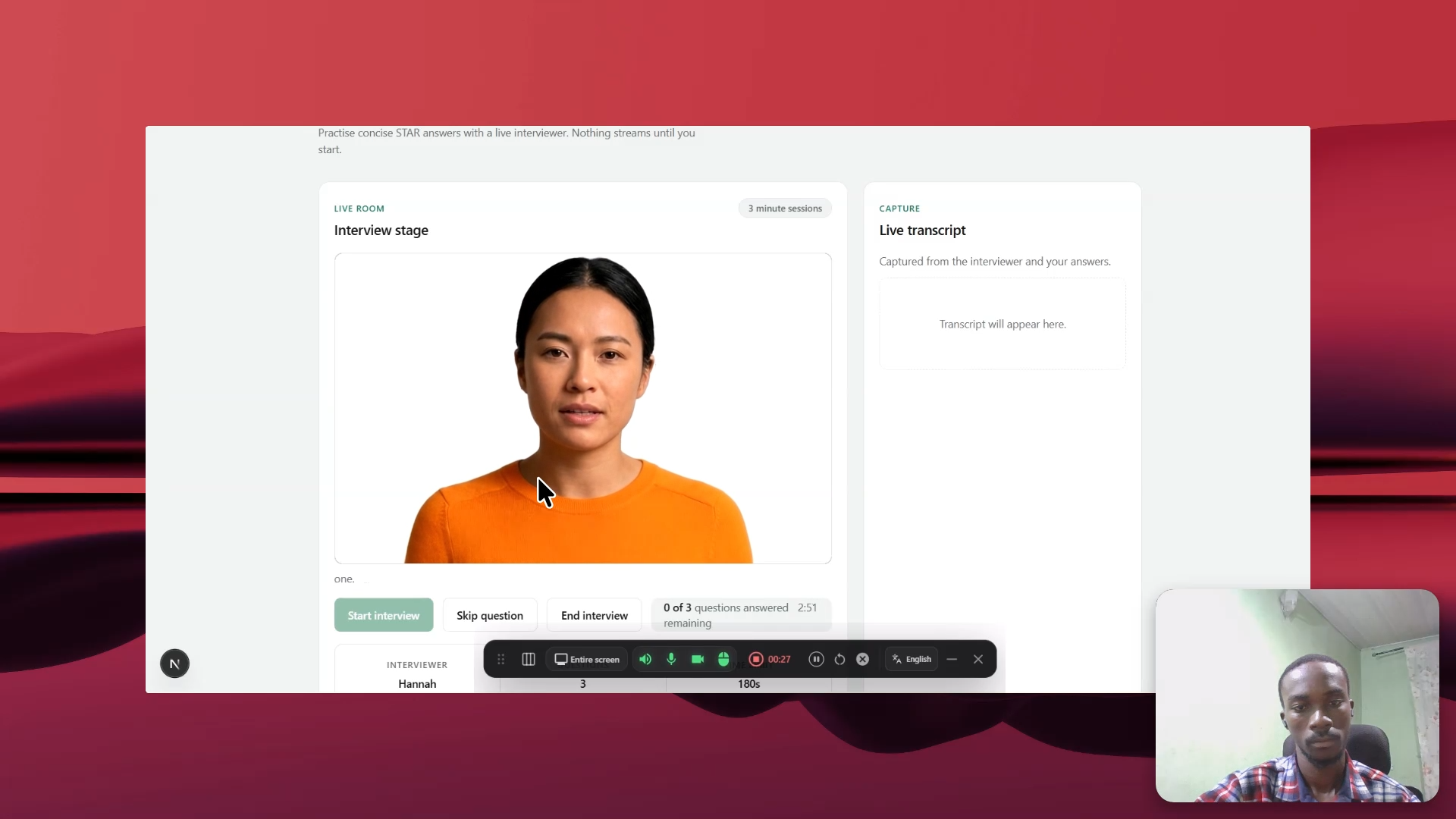 AI Interview Prep screenshot