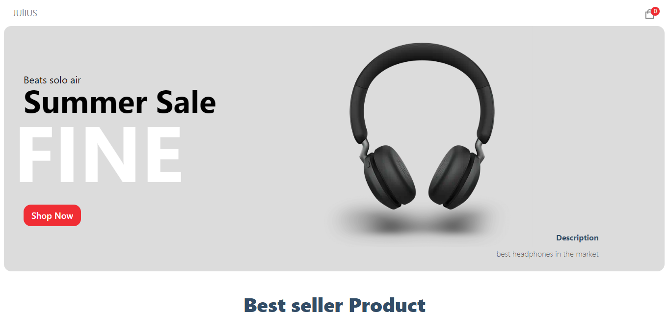 Ecommerce Demo screenshot