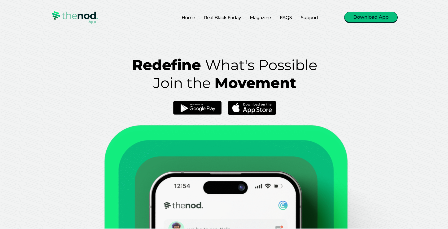 TheNodApp screenshot